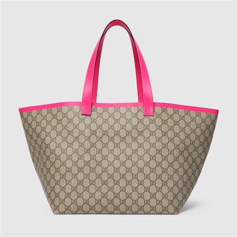 gucci black tote handbag|Gucci totissima medium tote bag.